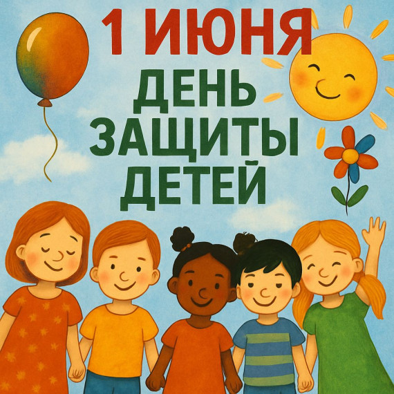 1 июня - Международный день защиты детей.
